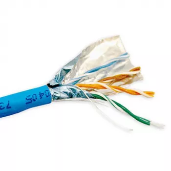 Cable de parcheo ACT CAT5E F/UTP LSZH flexible azul 500 m longitud de cable 500 m