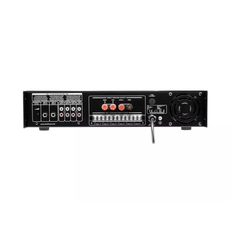 Amplificador de audio Omnitronic 80709782 180 W Clase A/B Negro