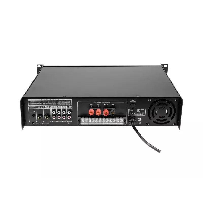 Amplificador de audio Omnitronic 80709782 180 W Clase A/B Negro