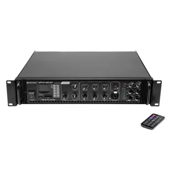 Amplificador de audio Omnitronic 80709782 180 W Clase A/B Negro