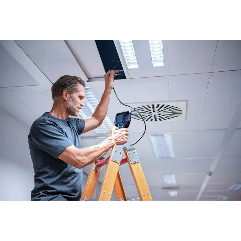 Bosch GIC 12V-5-27 C PROFESSIONAL cámara de inspección industrial sonda flexible y de forma estable de 8,3 mm IP67, IP54