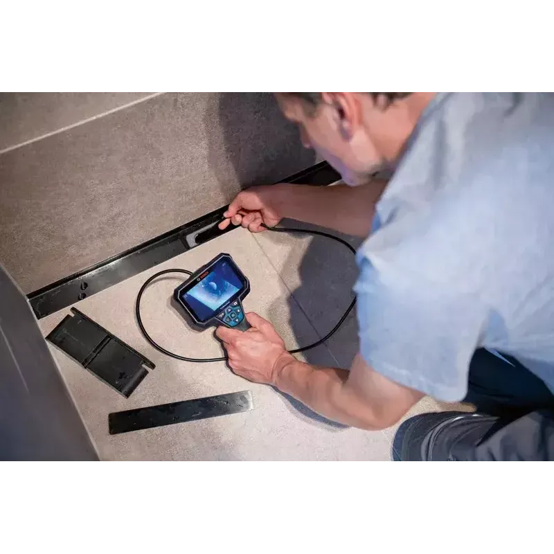 Bosch GIC 12V-5-27 C PROFESSIONAL cámara de inspección industrial sonda flexible y de forma estable de 8,3 mm IP67, IP54
