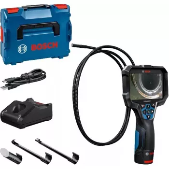 Bosch GIC 12V-5-27 C PROFESSIONAL cámara de inspección industrial sonda flexible y de forma estable de 8,3 mm IP67, IP54