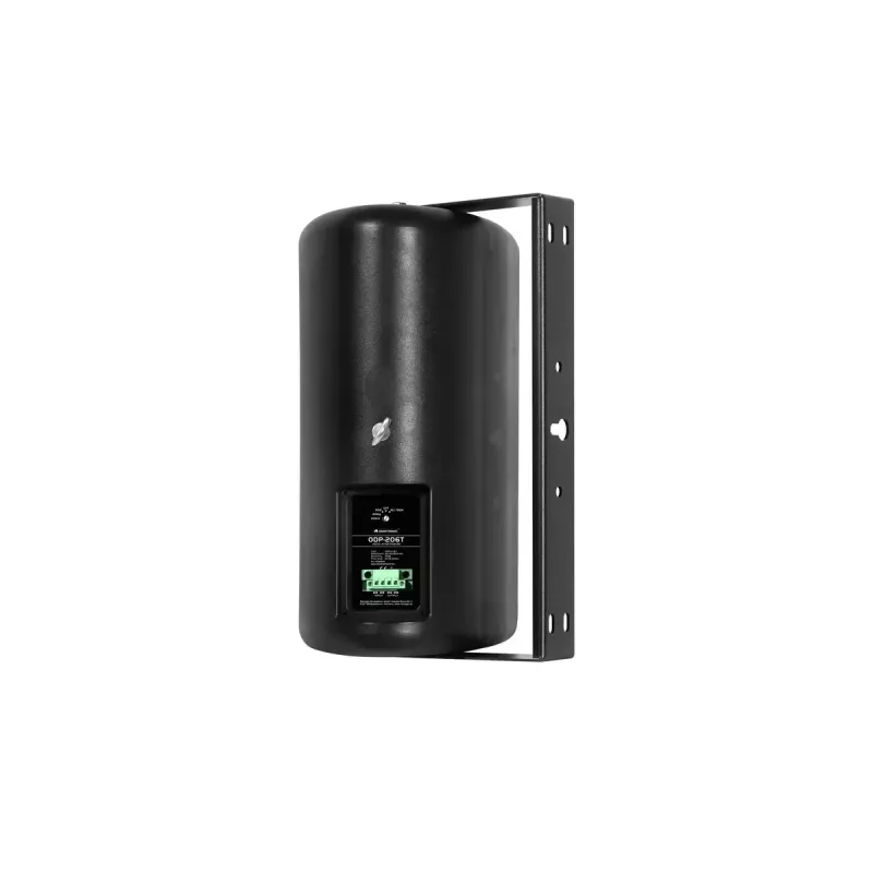 Omnitronic ODP-206T Altavoz de pared, 20 W, negro, 2 uds.