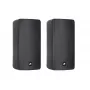 Omnitronic ODP-206T Altavoz de pared, 20 W, negro, 2 uds.