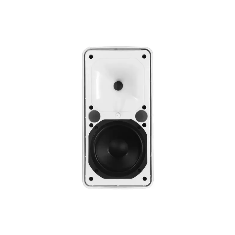 Omnitronic ODP-206T Altavoz de pared, 20 W, blanco, 2 uds.