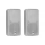 Omnitronic ODP-206T Altavoz de pared, 20 W, blanco, 2 uds.