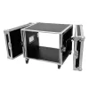 Flightcase Roadinger 30109112 abedul negro plata 22 kg