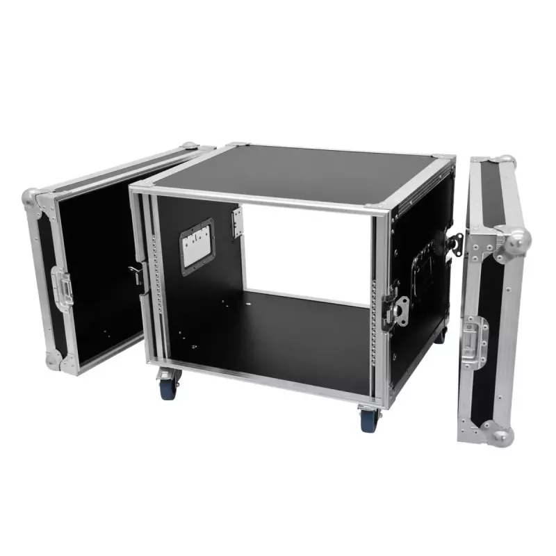Flightcase Roadinger 30109112 abedul negro plata 22 kg