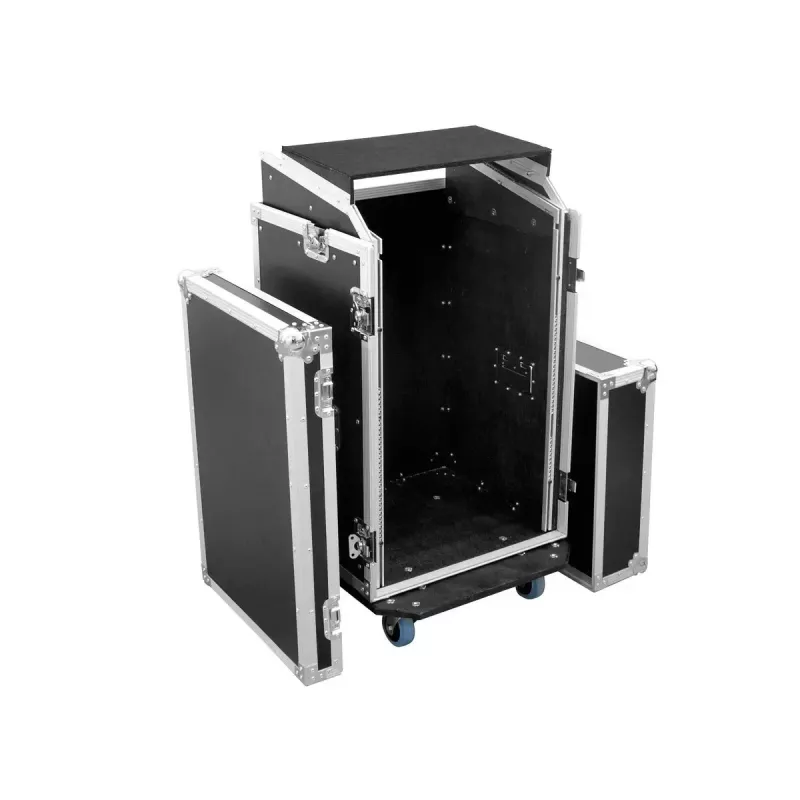 Flightcase Roadinger 3011000P contrachapado negro 35,4 kg