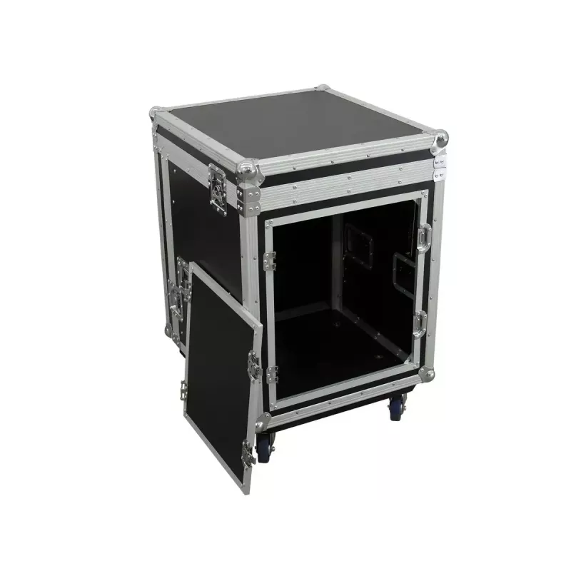 Flightcase Roadinger 3010999N contrachapado negro plata 27,4 kg