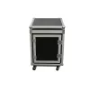 Flightcase Roadinger 3010999M contrachapado negro plata 25 kg