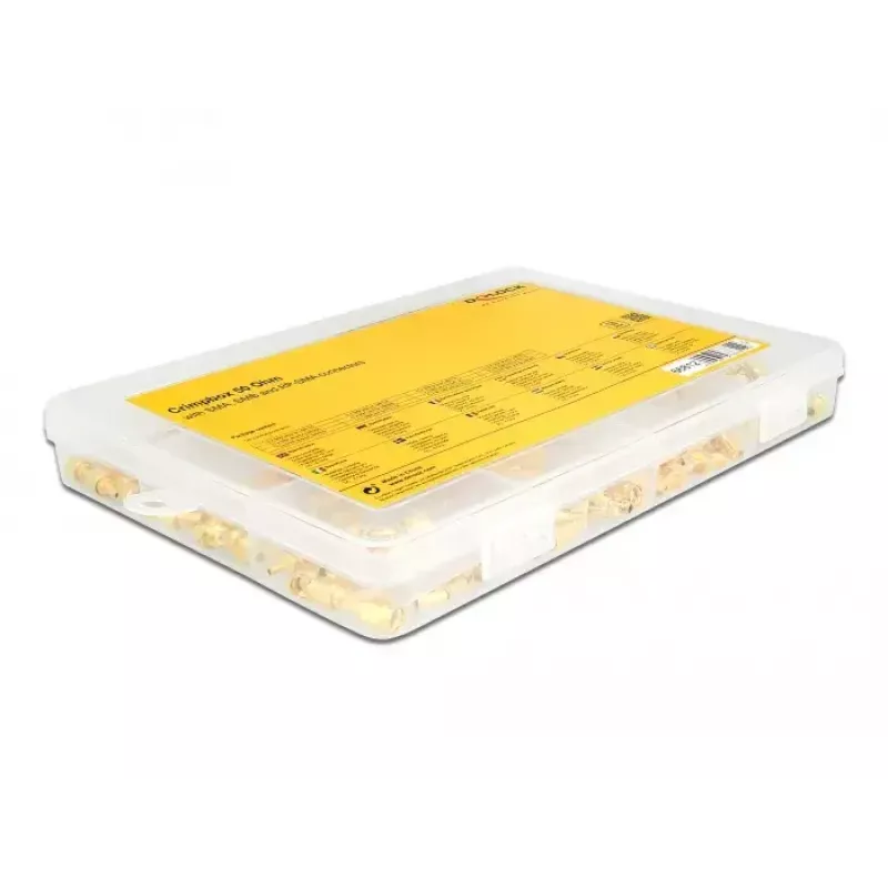 Conector de cable DeLOCK 66812 SMA SMB RP-SMA oro