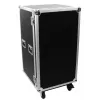 Flightcase Roadinger 30126432 contrachapado negro plata 64,5 kg