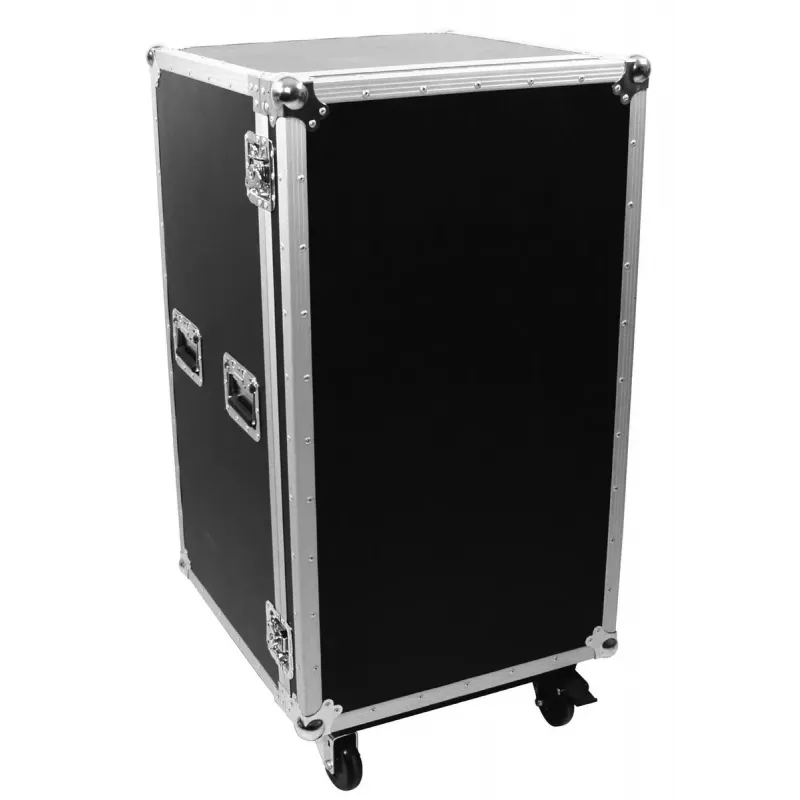Flightcase Roadinger 30126432 contrachapado negro plata 64,5 kg