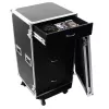 Flightcase Roadinger 30126432 contrachapado negro plata 64,5 kg