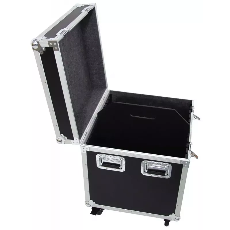 Flightcase Roadinger 30126415 contrachapado negro plata 31,9 kg