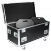 Flightcase Roadinger 30126410 contrachapado negro plata 46,5 kg