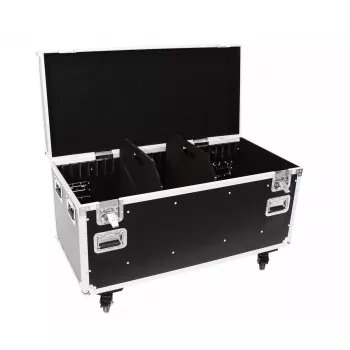 Flightcase Roadinger 30126410 contrachapado negro plata 46,5 kg