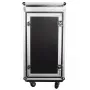 Flightcase Roadinger 30110000 contrachapado negro plata