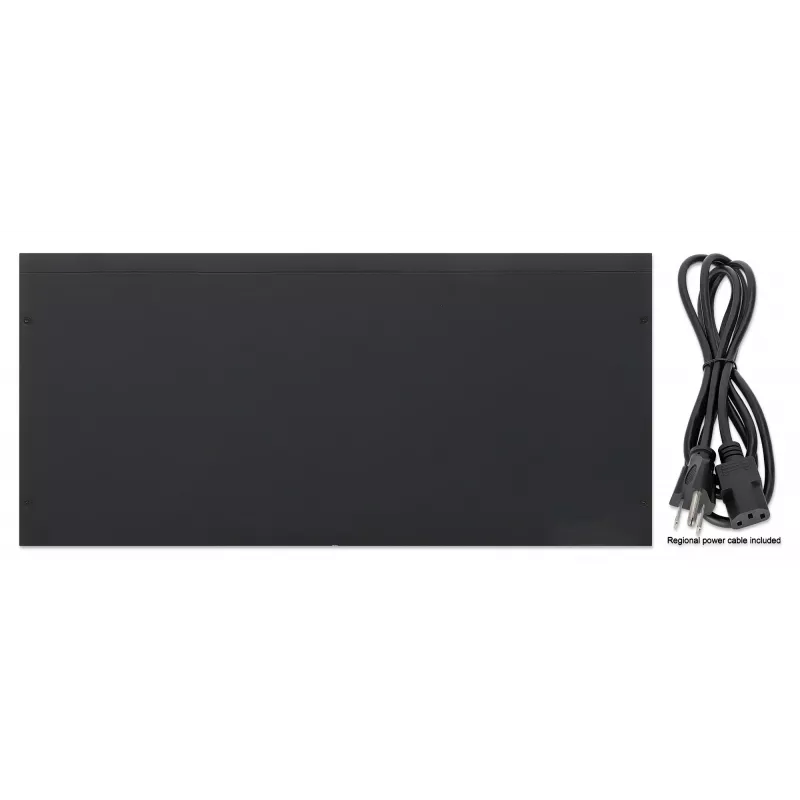 Intellinet switch Gigabit Ethernet PoE+ de 24 puertos gestionado por web con 4 puertos Gigabit Combo Base-T/SFP, conforme a IEEE 802.3at/af Power over Ethernet (PoE+/PoE), 370 W, Endspan, montaje en rack de 19
