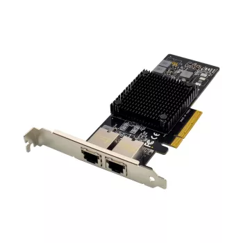 Adaptador de red MicroConnect PCIe x8 Dual RJ45 10 GbE X550, PCIe x8, Dual RJ45 10GbE