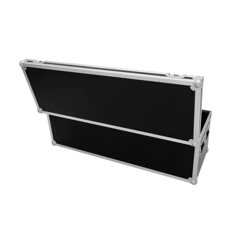 Flightcase Roadinger 30126915 abedul negro plata 14,8 kg