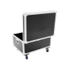 Flightcase Roadinger 30126766 contrachapado negro plata 22,8 kg