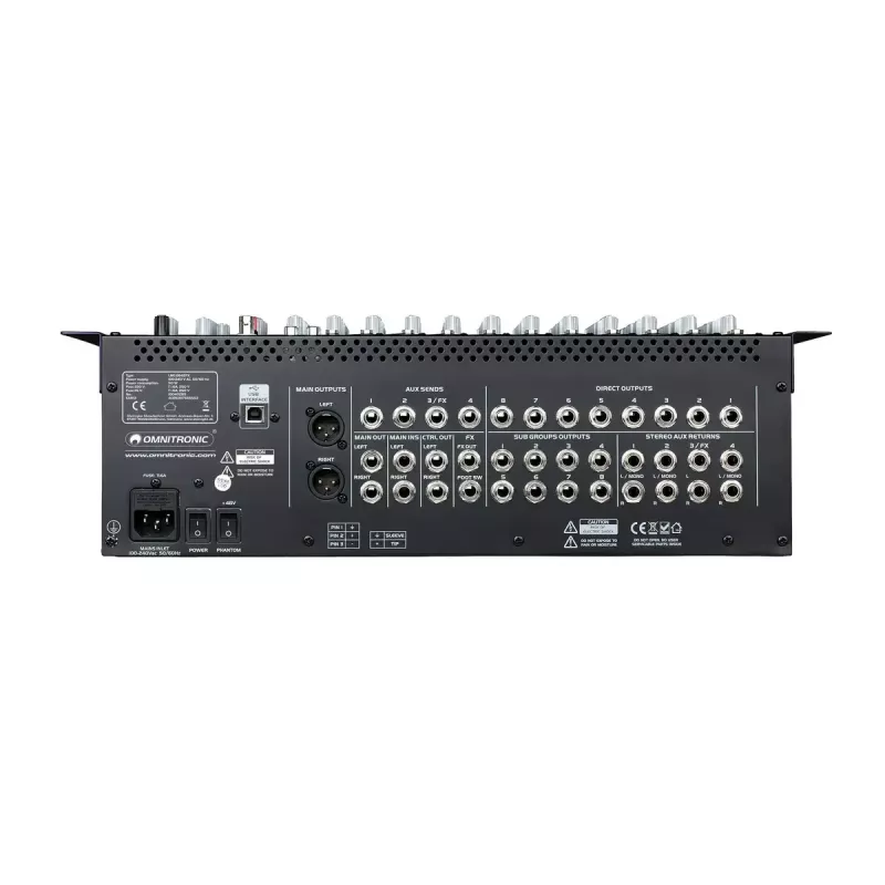 Mesa de mezclas de audio Omnitronic 10040285