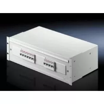 Rittal Energy-Box 7480.300 Caja de conexión de cables, 3U, 19", RAL 7035