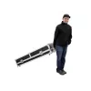 Maletín rígido Roadinger 30124208 para mesa de DJ contrachapado negro plata