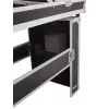 Maletín rígido Roadinger 30124208 para mesa de DJ contrachapado negro plata
