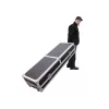 Maletín rígido Roadinger 30124208 para mesa de DJ contrachapado negro plata