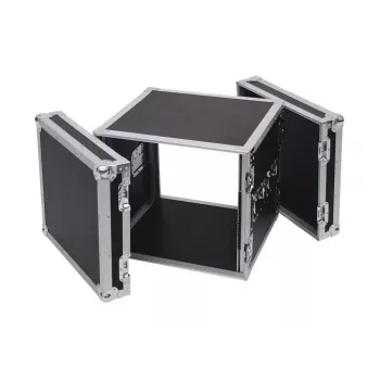 Flightcase Roadinger 30109790 contrachapado negro plata 19,8 kg