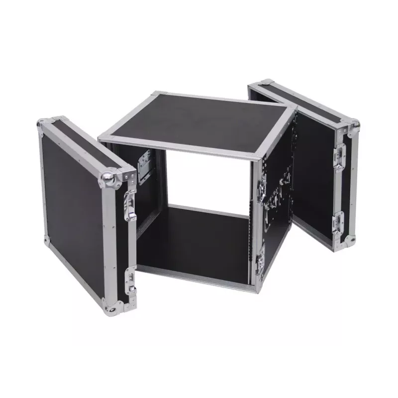Flightcase Roadinger 30109790 contrachapado negro plata 19,8 kg
