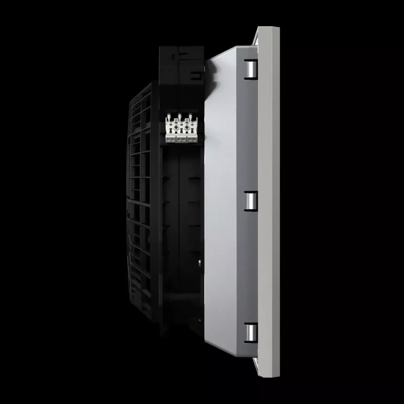 Accesorio para rack Rittal 3244.810 — ventilador integrado, 1 ventilador, caudal de aire 770 m³/h, carcasa de plástico, gris
