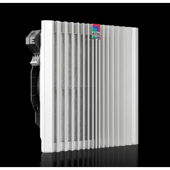 Accesorio para rack Rittal 3244.810 — ventilador integrado, 1 ventilador, caudal de aire 770 m³/h, carcasa de plástico, gris