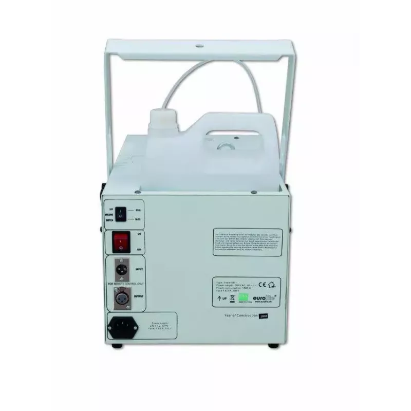 Máquina de nieve Eurolite Snow 5001 negra gris 230 V 50 Hz 12 kg