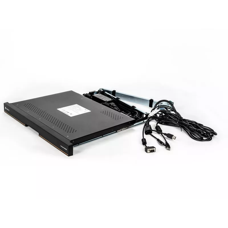 Consola de rack Vertiv Avocent LRA185KMM-205 48,3 cm (19 pulgadas) 1366 x 768 píxeles plástico, acero negro 1U