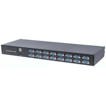 Intellinet switch KVM VGA modular de 16 puertos, para uso con los números de producto 507622, 507738, 507981, 507998, 508025, 508032, 508049 y 508056