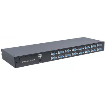 Intellinet switch KVM VGA modular de 16 puertos, para uso con los números de producto 507622, 507738, 507981, 507998, 508025, 508032, 508049 y 508056