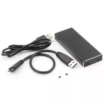 CoreParts MSUB2340 carcasa para SSD caja para SSD negra