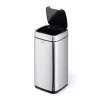 Durable TOUCH 21L Rectangular Acero inoxidable Negro Plata
