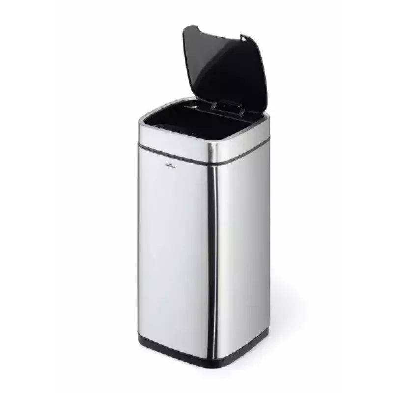Durable TOUCH 21L Rectangular Acero inoxidable Negro Plata