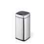 Durable TOUCH 21L Rectangular Acero inoxidable Negro Plata