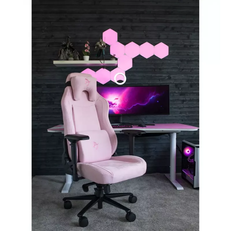 Silla gaming Arozzi Vernazza Supersoft rosa