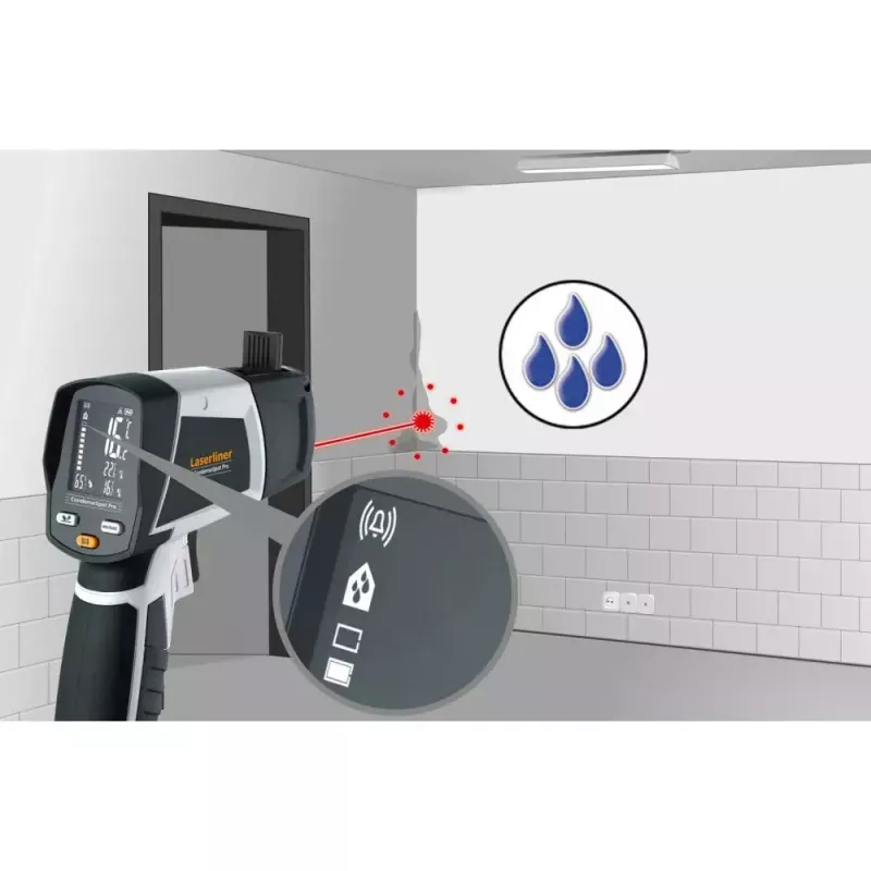 Laserliner CondenseSpot Pro medidor de temperatura y humedad
