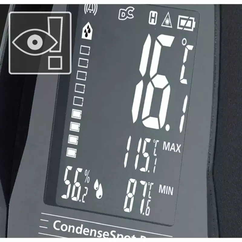 Laserliner CondenseSpot Pro medidor de temperatura y humedad