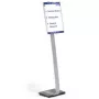 Expositor informativo Durable 481323 A3 acrílico plata