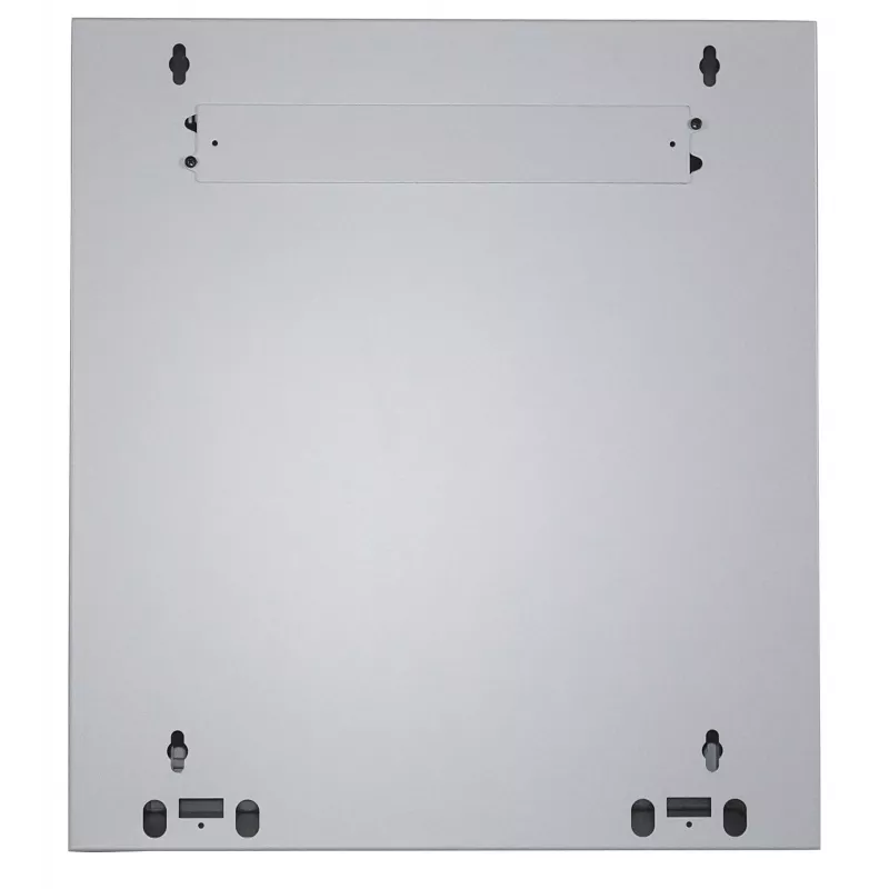 Armario de red Intellinet 19 inch – montaje en pared (estándar), 12HE, 450 mm de fondo, gris, desmontado, máx. 60 kg, también apto para colocación sobre mesa o suelo, profundidad útil 260 mm, puerta de metal y cristal, panel trasero, laterales desmontables, piezas de montaje en pared (p. ej. tornillos/tacos) no incluidas